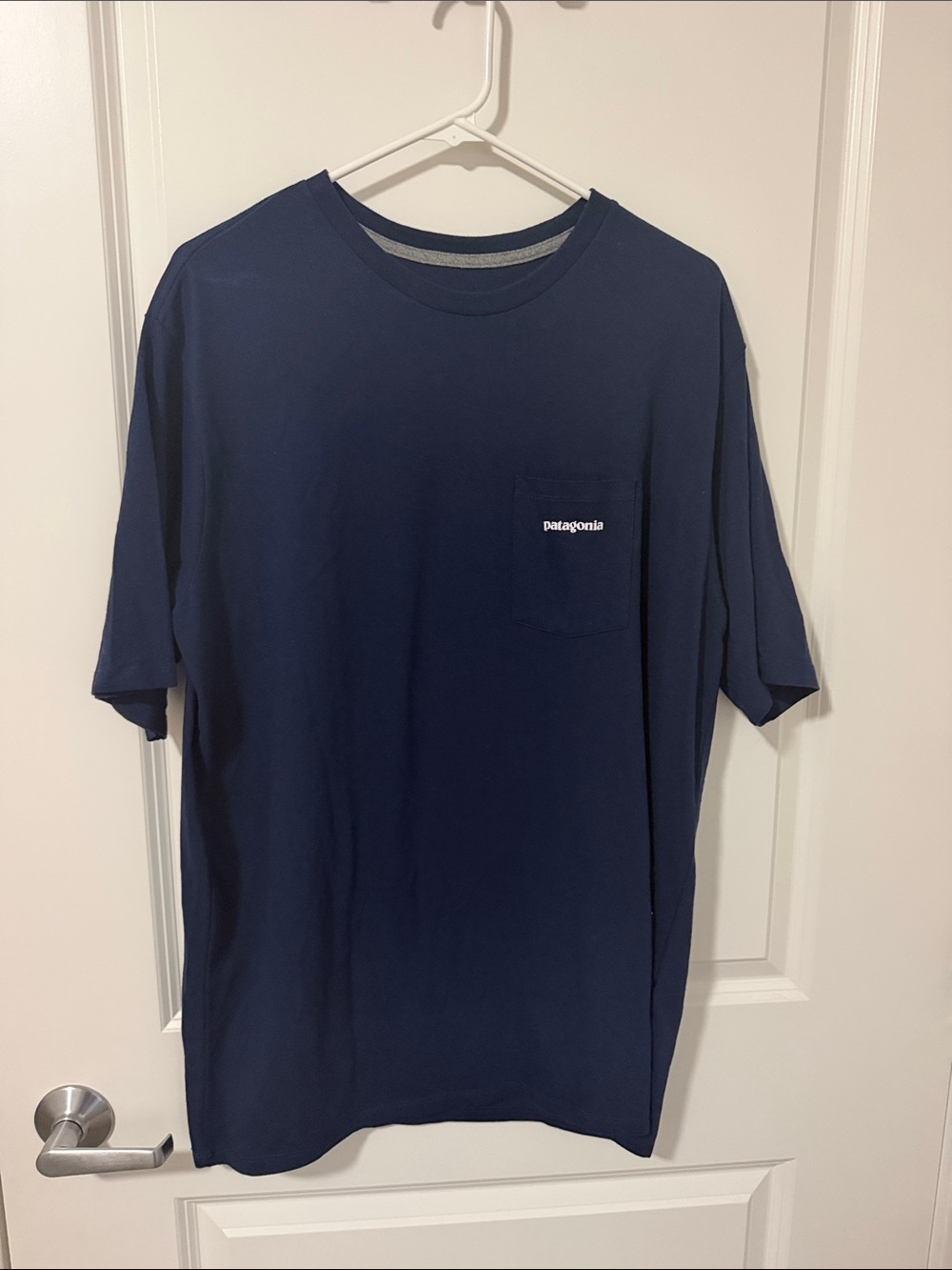 Patagonia Men's Navy Short-Sleeve Pocket Tee